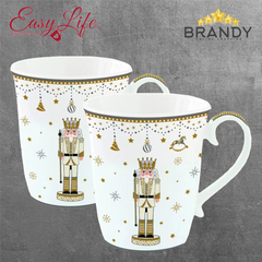 Easy Life Royal Nutcracker Set 2 Porcelain Mugs 275 ml R1102