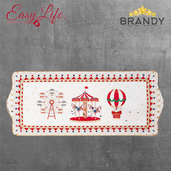 Easy Life Christmas Wonderland Rectangular Serving Plate 35 x 15 cm
