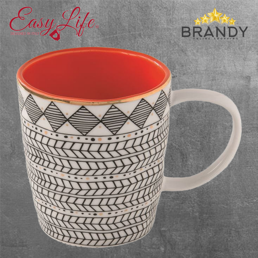 Easy Life Geo Energy Coral Mug 350ml