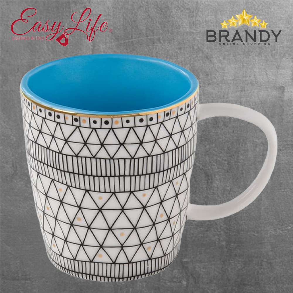 Easy Life Geo Energy Light Blue Mug 350ml