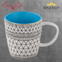 Easy Life Geo Energy Light Blue Mug 350ml