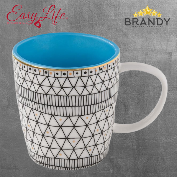 Easy Life Geo Energy Light Blue Mug 350ml