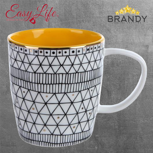 Easy Life Geo Energy Yellow Mug 350ml