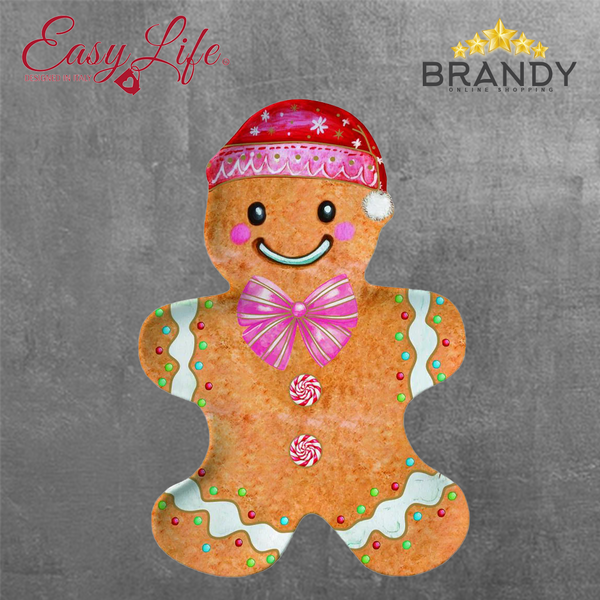 Sweet Christmas Ginger Plate 25x17cm