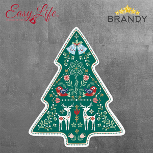 Christmas Folk Plate 26x21cm