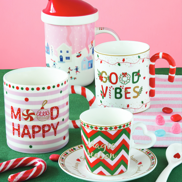 Christmas Twist Set 2 Mugs