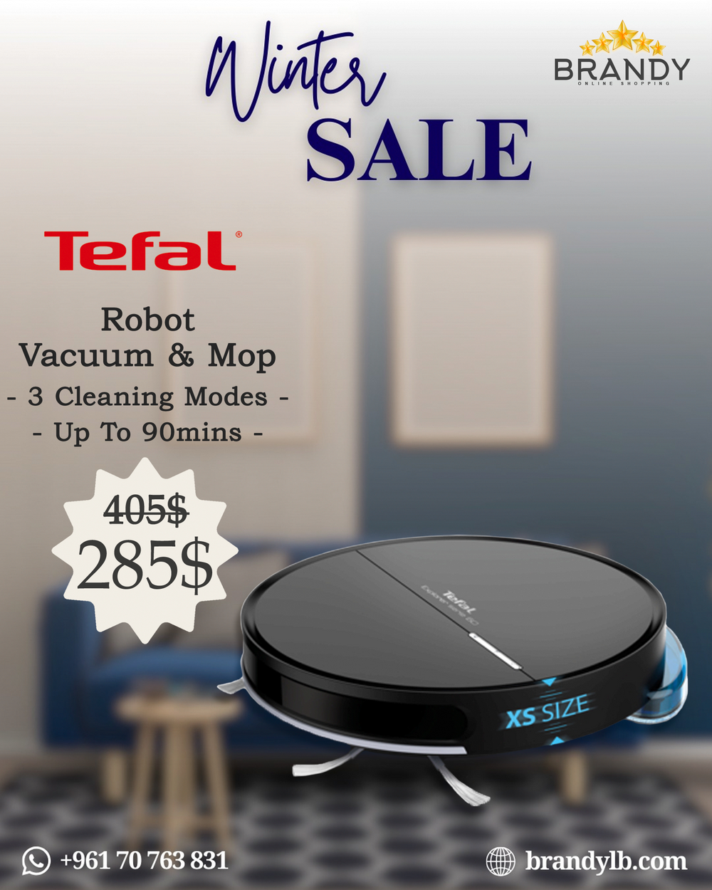 Robot X-Plorer 60 Vacuum & MOP Ultra Slim RG7445