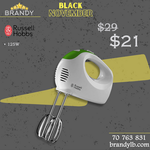 Explore Hand Mixer 22230 with Chrome Beaters