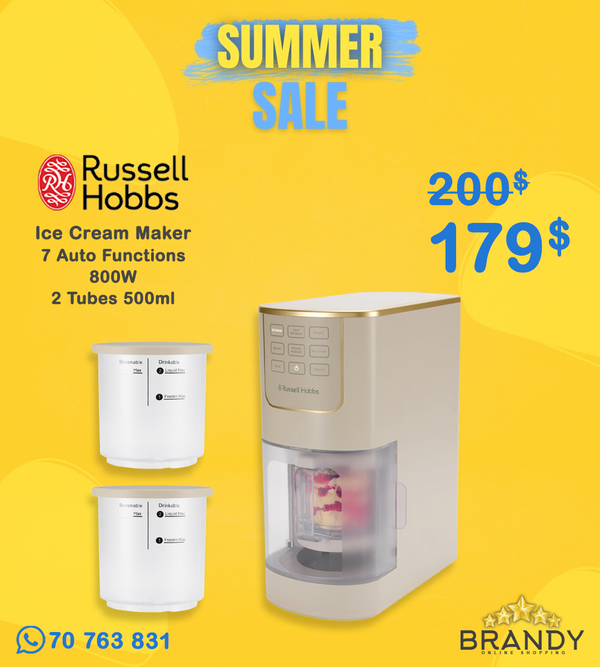 Russell Hobbs Chilluxe™ Ice Cream Maker - 7 Auto-Functions