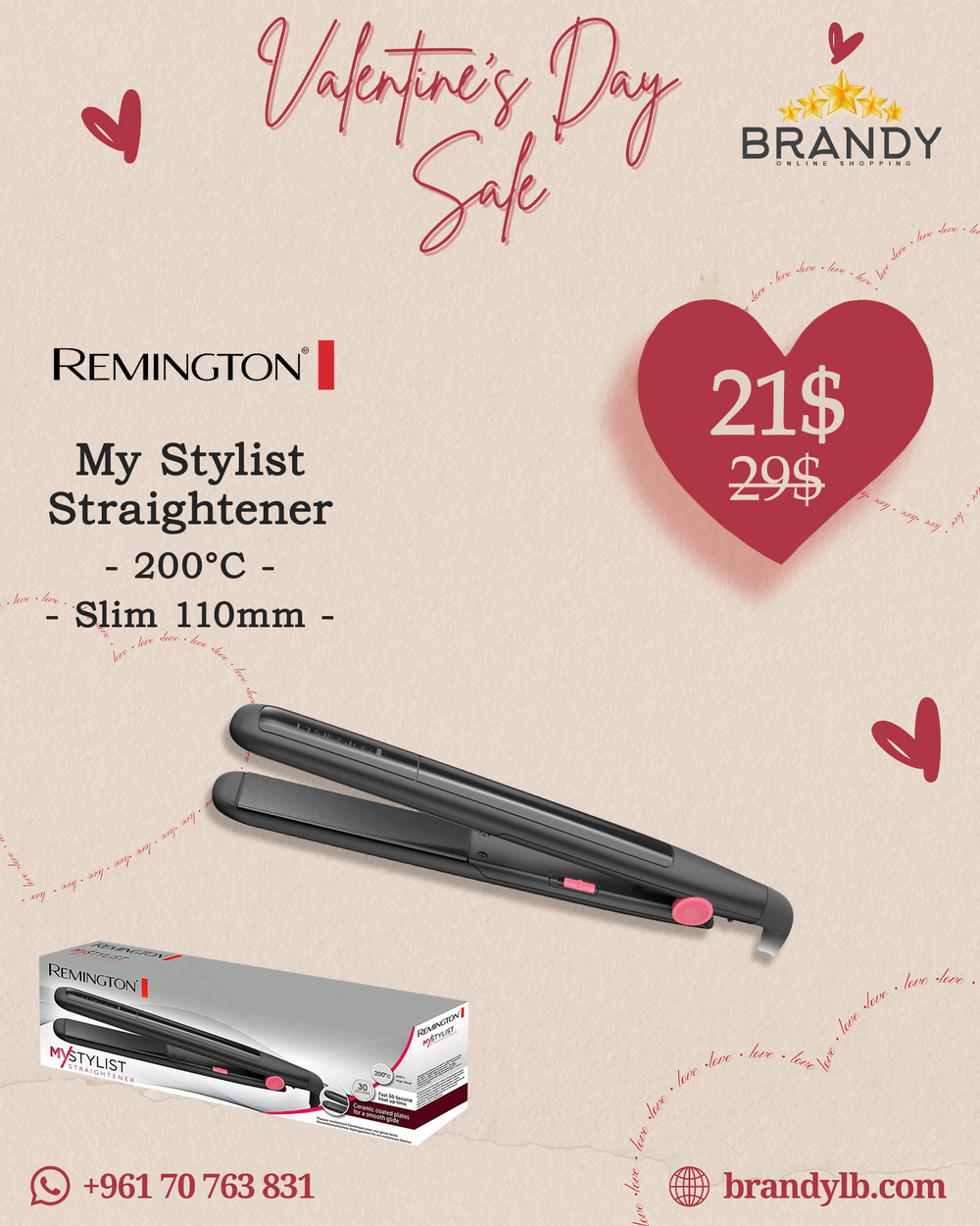 My Stylist Hair Straightener S1A100