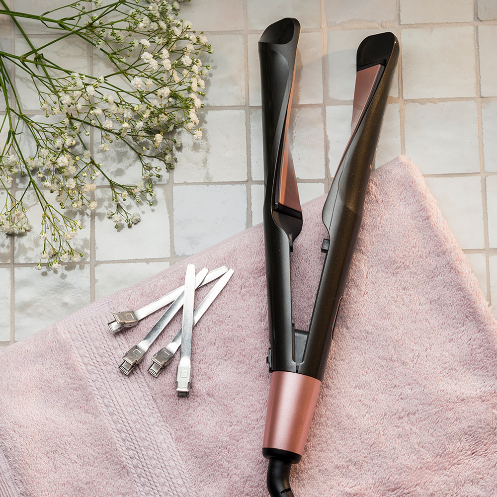 Curl & Straight Confidence Hair Straightener S6606