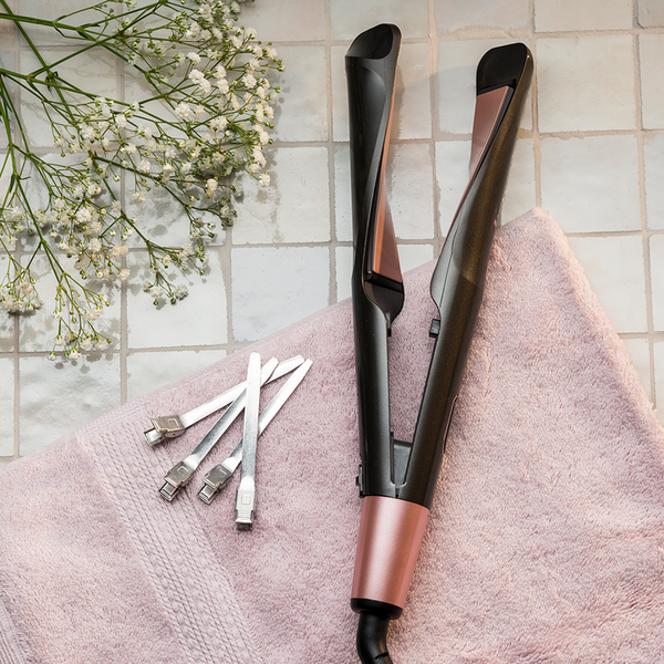 Curl & Straight Confidence Hair Straightener S6606