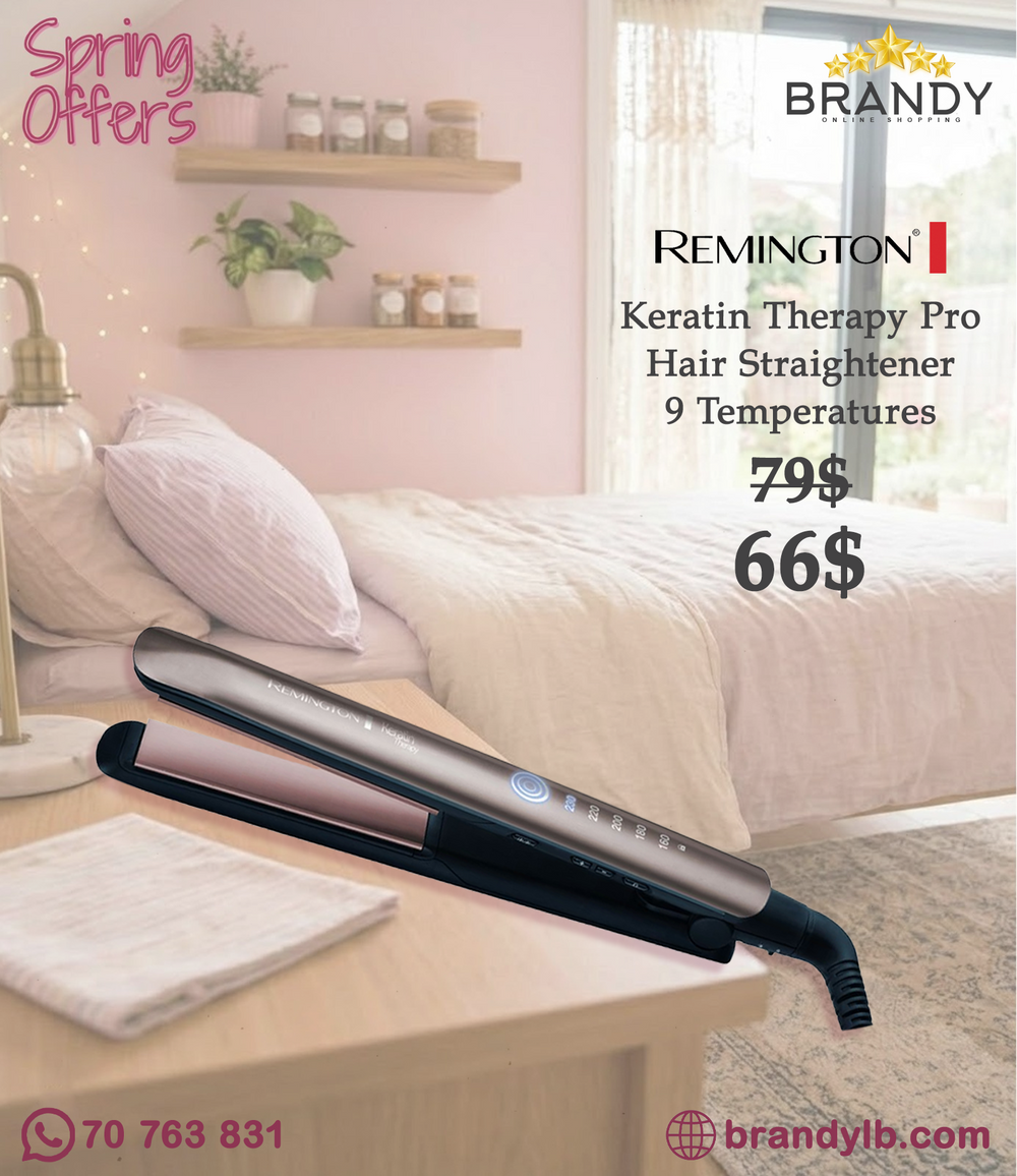 Remington S8590 Keratin Protect Hair Straightener 110mm Bronze