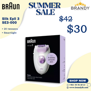 Silk-Epil SE3-000 Women's Epilator with Smartlight