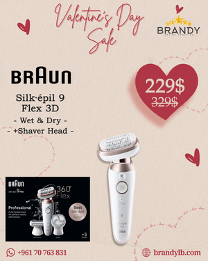 Silk-épil 9 Flex 3D Wet & Dry Epilator SES9-060