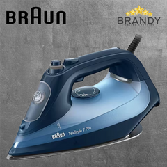 Braun TexStyle 7 Pro Steam Iron SI7160BL FreeGlide 3D 3000W Blue