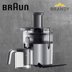 Braun MultiJuice 5 SJ7000 Centrifugal Juicer 1000W 2-Speed Stainless Steel Grey