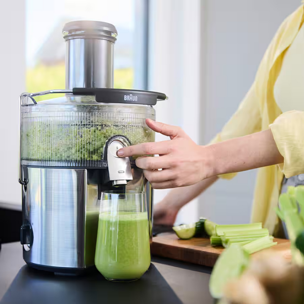 Braun MultiJuice 5 SJ7000 Centrifugal Juicer 1000W 2-Speed Stainless Steel Grey