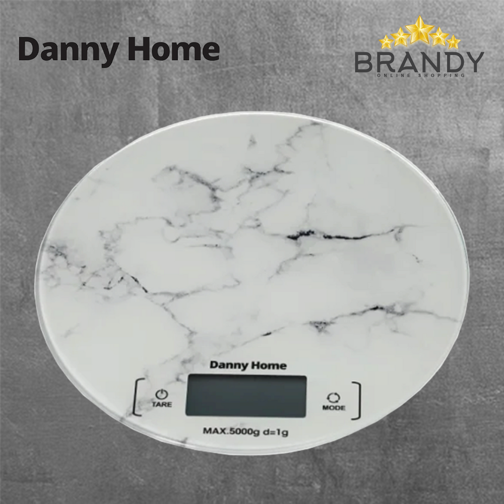 Round White Marble Digital Kitchen Scale SS063-1