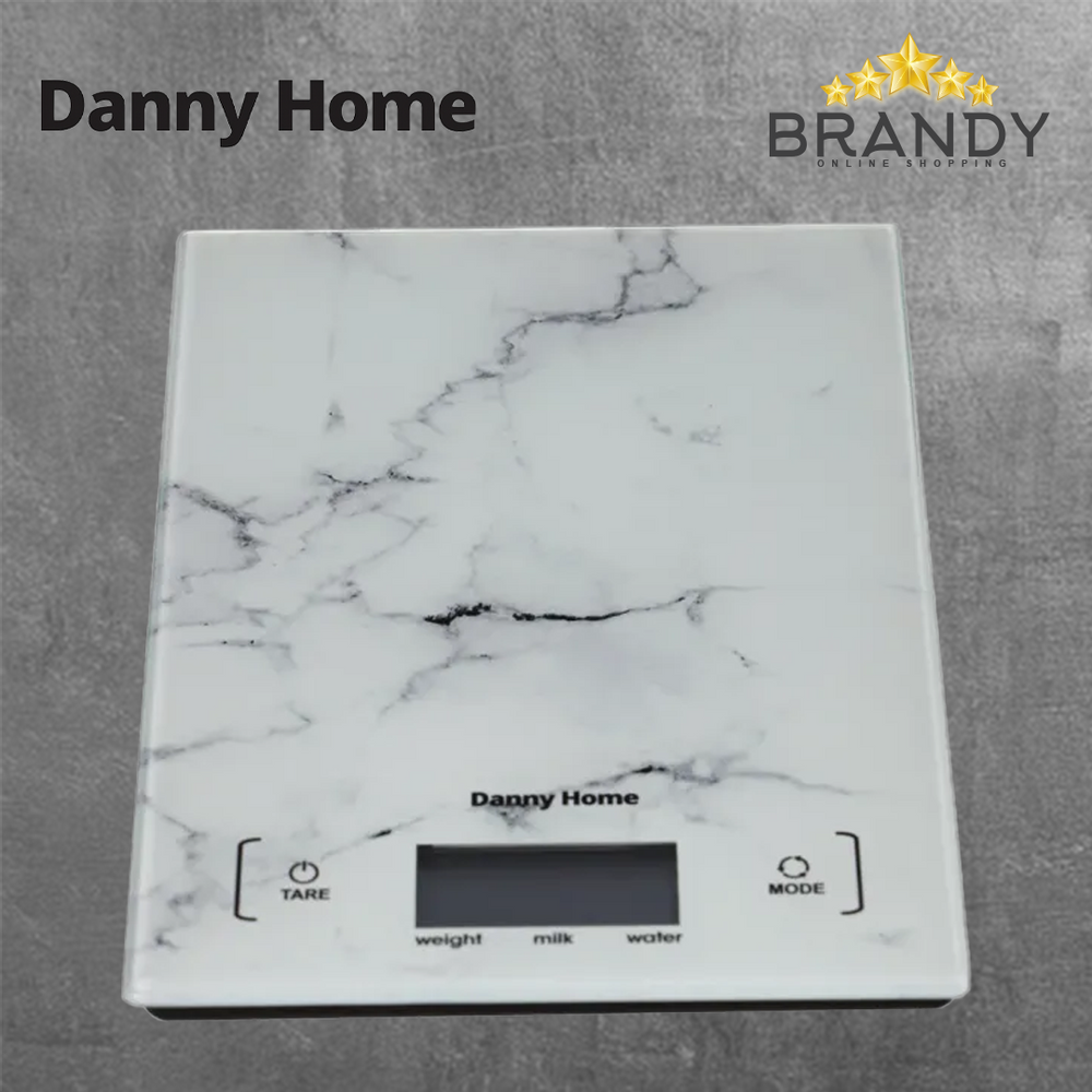 Rectangular White Marble Digital Kitchen Scale SS064-1