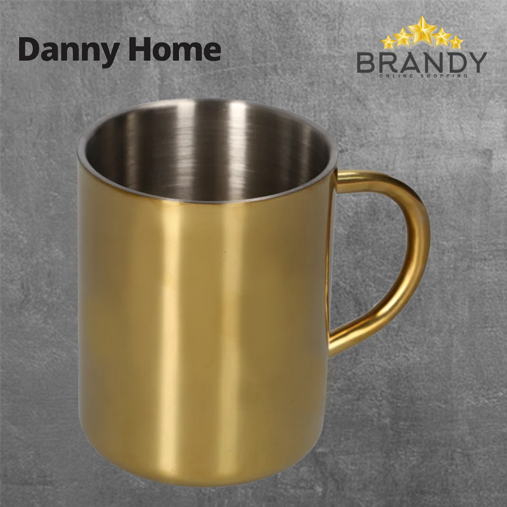 Danny Home Stainless Steel Mug 300ml - Gold SS49-01G-1