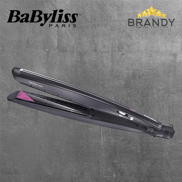 BaByliss ST326E Hair Straightener Diamond Ceramic 28mm Black & Pink-1