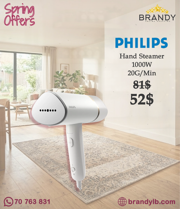 Philips 3000 Series Handheld Steamer STH3020-16 1000W 120ml White