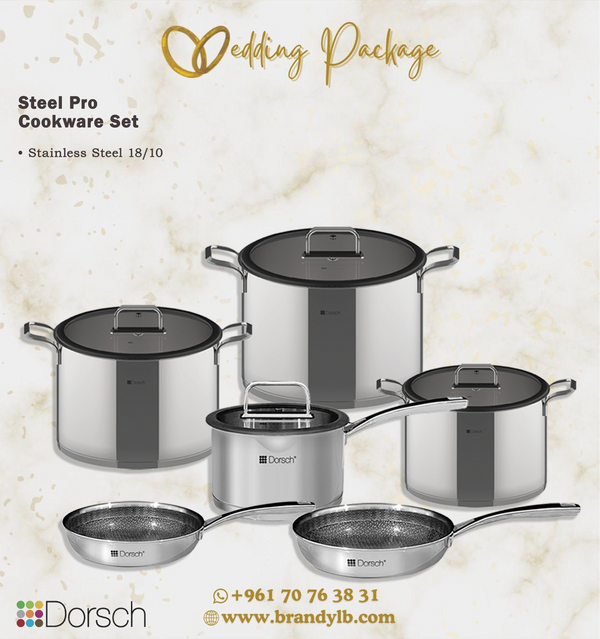 Wedding Package Dorsch Wedding Package #3 Complete Kitchen Set 76pc Luminarc-2