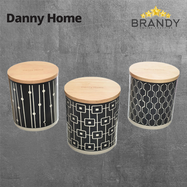 Danny Home Set 3 Porcelain Jars 10x12cm T06-22-1