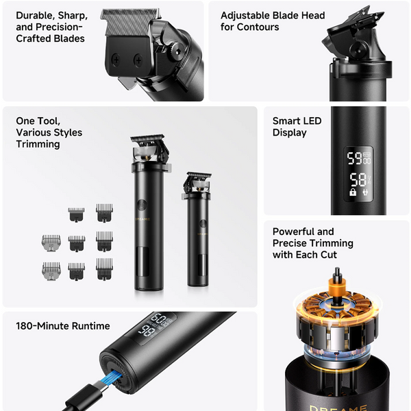 Dreame T3 Grooming & Styling Device - Black