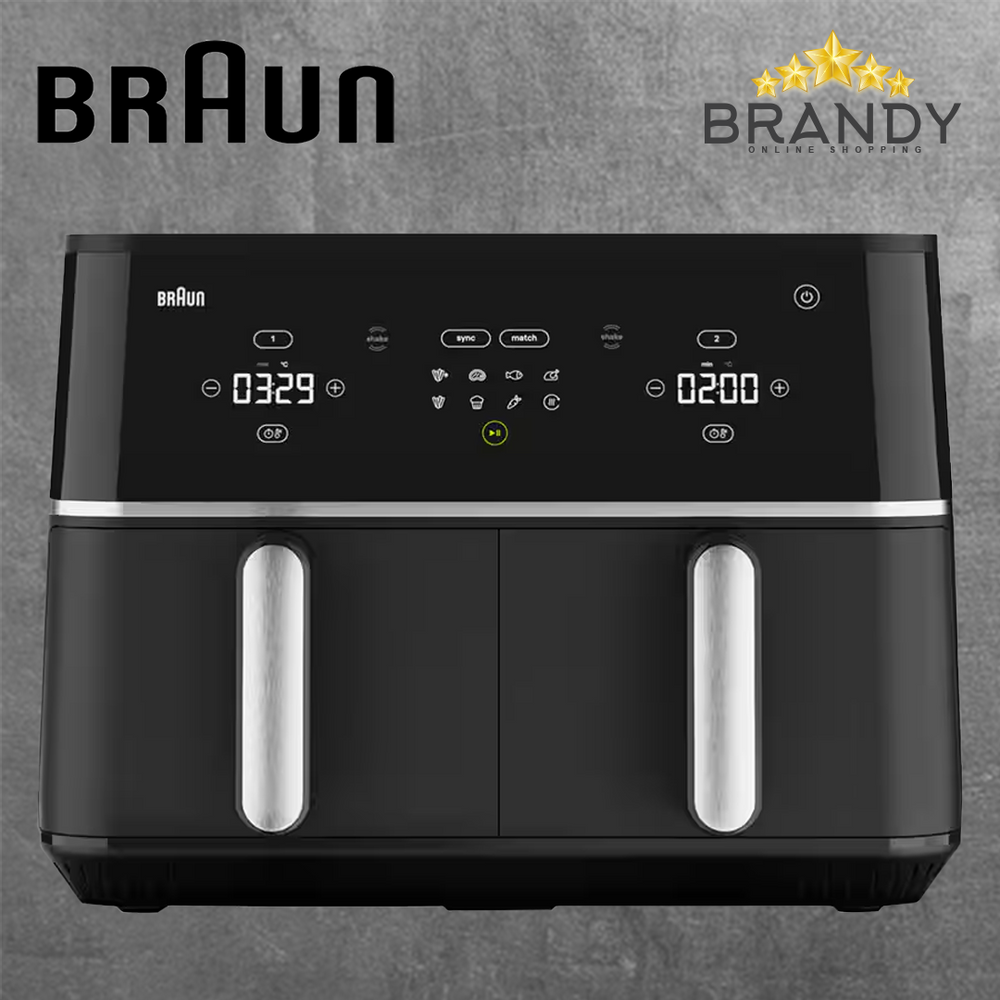 Braun TwinCook 5 Air fryer 10 Liters (5+5) TD30I