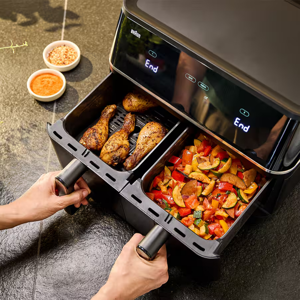 Braun TwinCook 5 Air fryer 10 Liters (5+5) TD30I