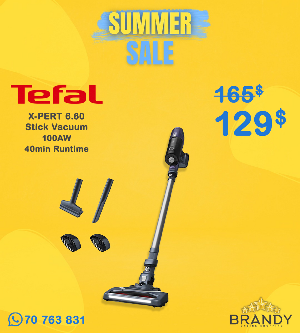 Tefal X-PERT 6.60 TY6837 Cordless Stick Vacuum 18V 45 min 0.55 L