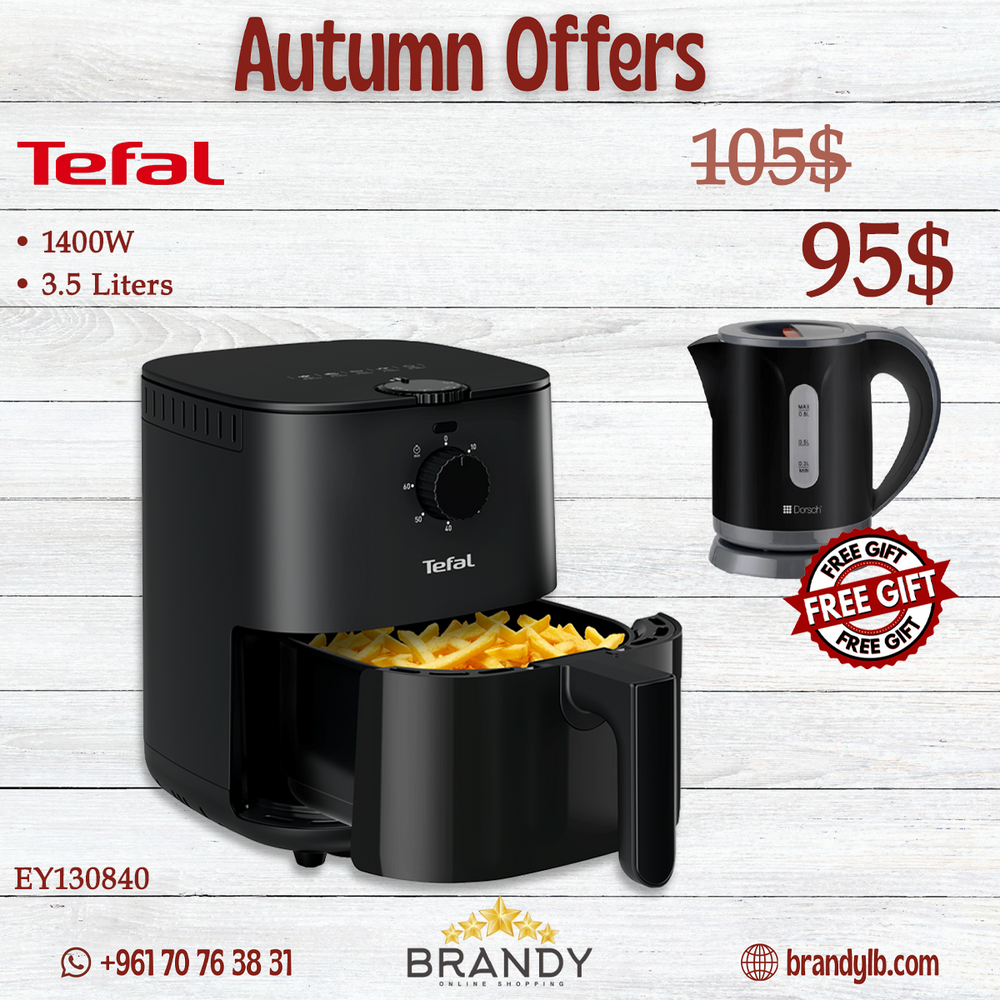 Easy Fry Essential 3.5L Air Fryer + Gift Dorsch Electric Kettle