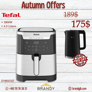 Easy Fry & Grill Digital XXL 6.5L EY801D27 + Gift Dorsch Electric Kettle