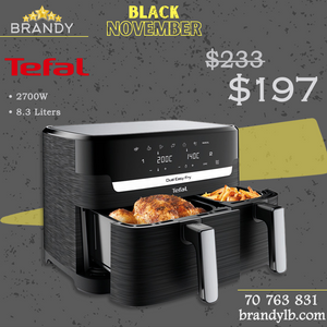 Dual Easy Fry Digital 8.3L Air Fryer with Dual Cooking Zones