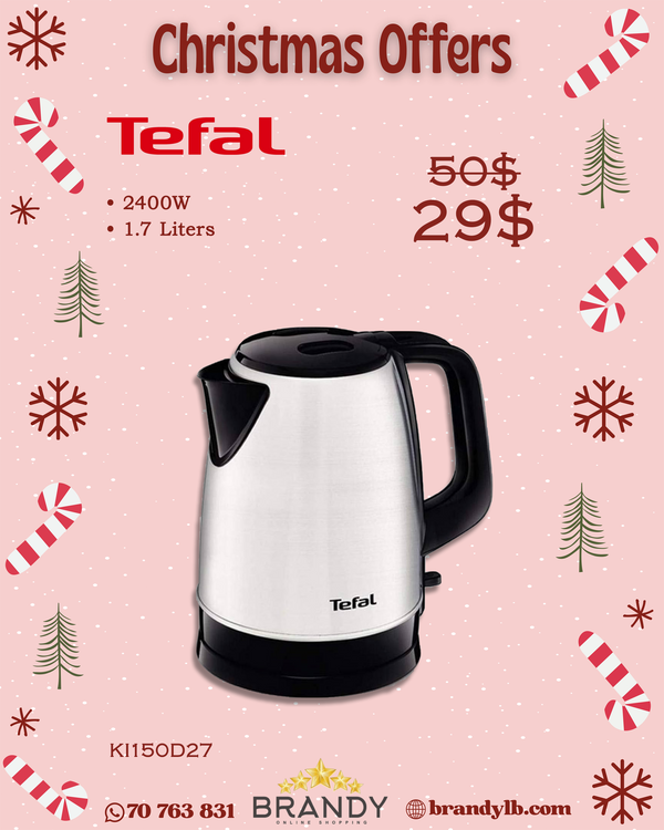 Good Value Kettle 1.7L KI150D27 Stainless Steel