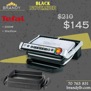 Optigrill + Innovation GC715D28 Electric Grill with Adjustable Temperature