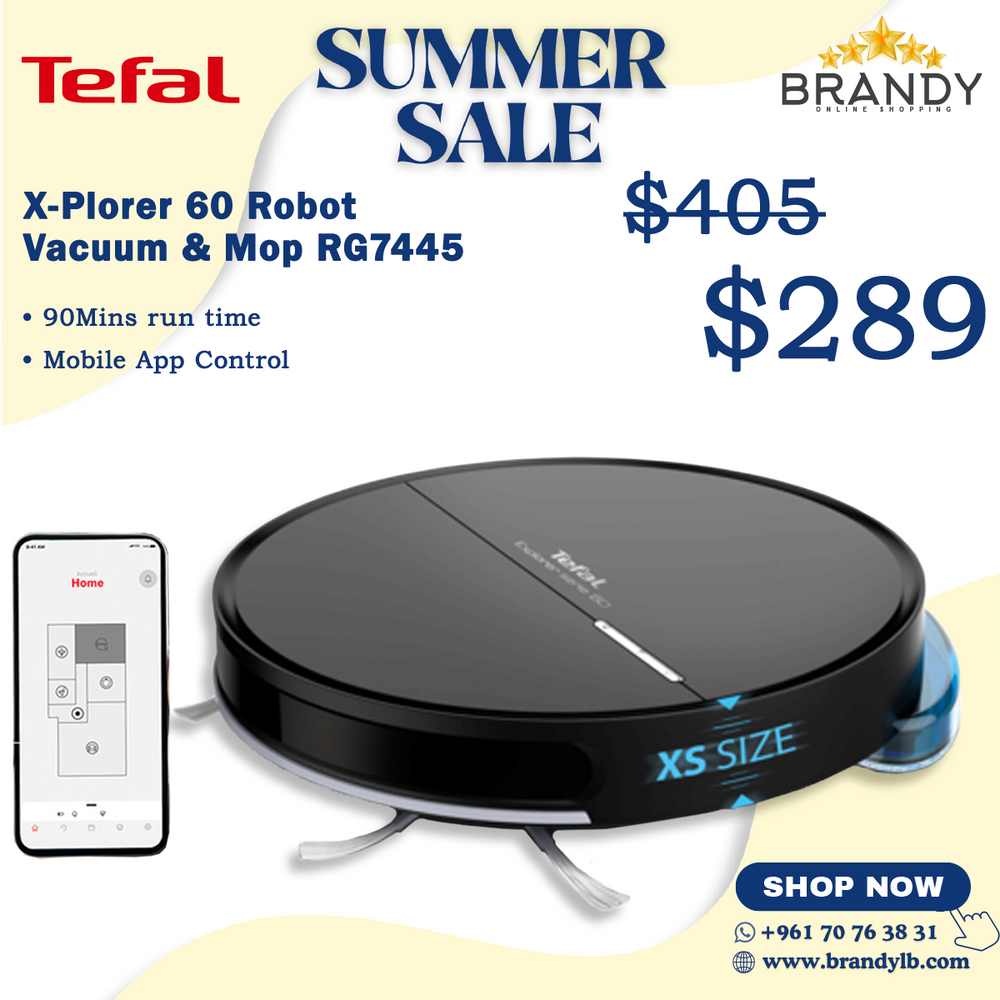 Robot X-Plorer 60 Vacuum & MOP Ultra Slim RG7445