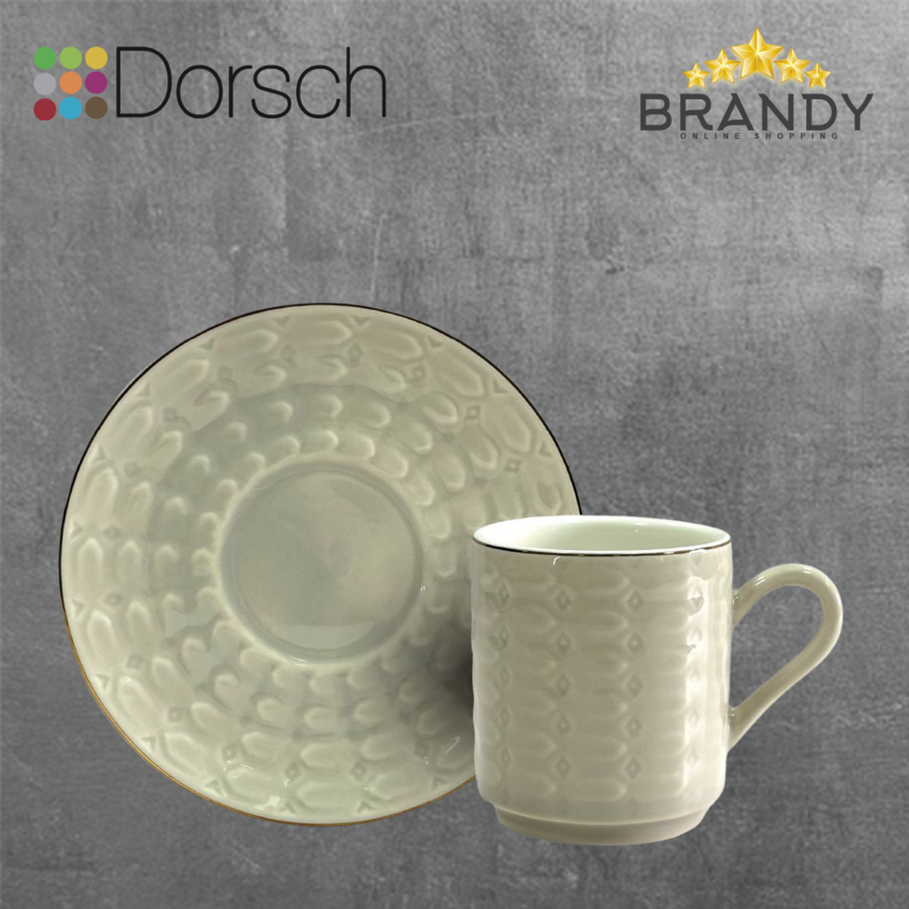 Dorsch Pearl Coffee Cups Set 6 pcs Porcelain-1