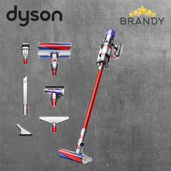 Dyson V11 Fluffy Cordless Stick Vacuum Soft Roller Head Nickel/Red
