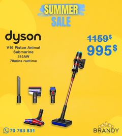 Dyson V16 Piston Animal Submarine Cordless Wet‑Dry Stick Vacuum
