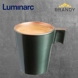 Flashy Coffee Cup Green Leaf 8cl