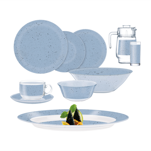 Luminarc Simply Ingmar Blue 46-Piece Dinner Set V4742-3