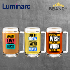 Luminarc Motivational Glass Mug 32 cl Set of 3 V7369