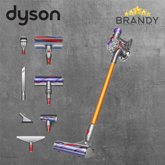 Dyson V8 Absolute Cordless Stick Vacuum 115AW 40min Silver Yellow-5