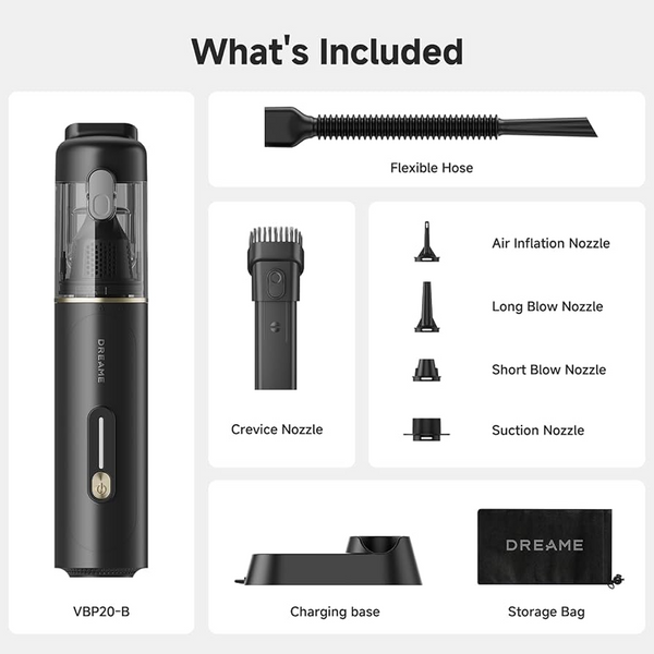 Dreame 4-in-1 Cordless Handheld Vacuum 19,000Pa VBP20