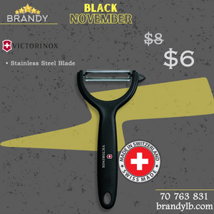 Y Peeler with Serrated Stainless Steel Blade