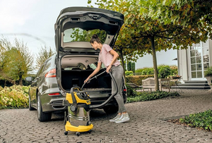 Karcher WD 3 S Wet and Dry Vacuum 17 L Stainless Steel 1000 W
