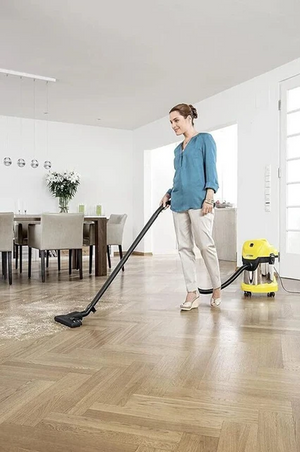 Karcher WD 3 S Wet and Dry Vacuum 17 L Stainless Steel 1000 W